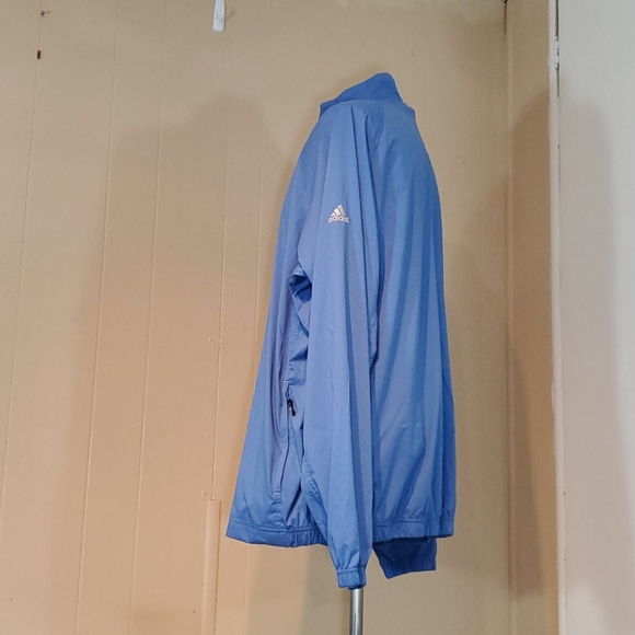 Adidas Blue Climaproof Wind High Performance Coat - Picture 4 of 5